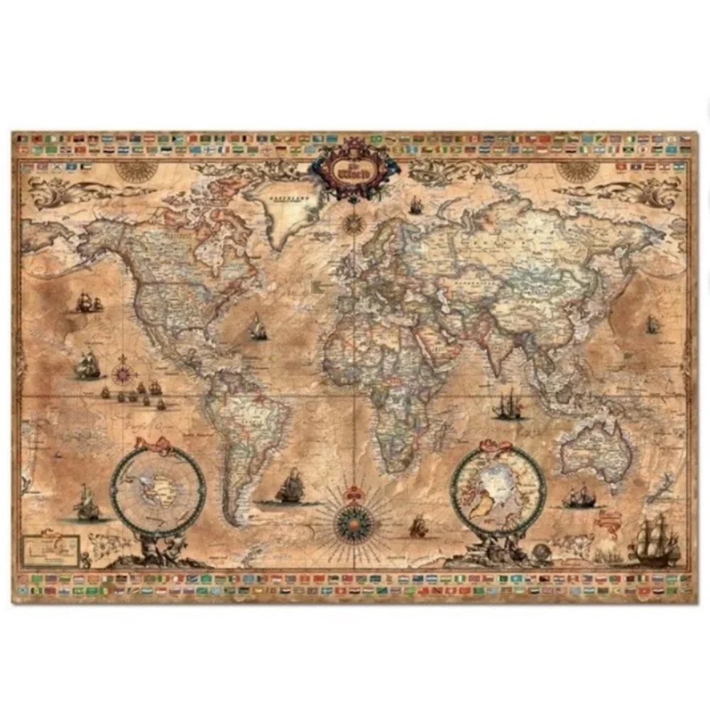 Educa World Map Puzzle 1000 Pieces - Brand New and Sealed NWT